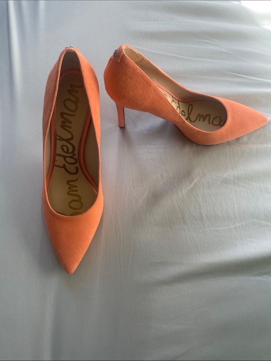 Sam Edelman Shoes - Sam Edelman Hazel Pointy Toe Pump in Melon Suede NEW